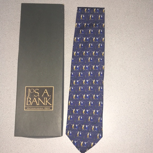 NWT Jos. A. Bank Golf Tie - Picture 1 of 3